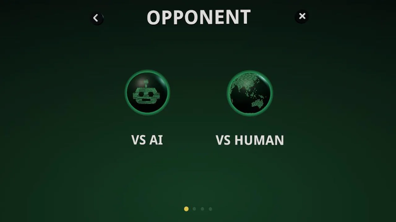 OPPONENT: VS AI or VS HUMAN